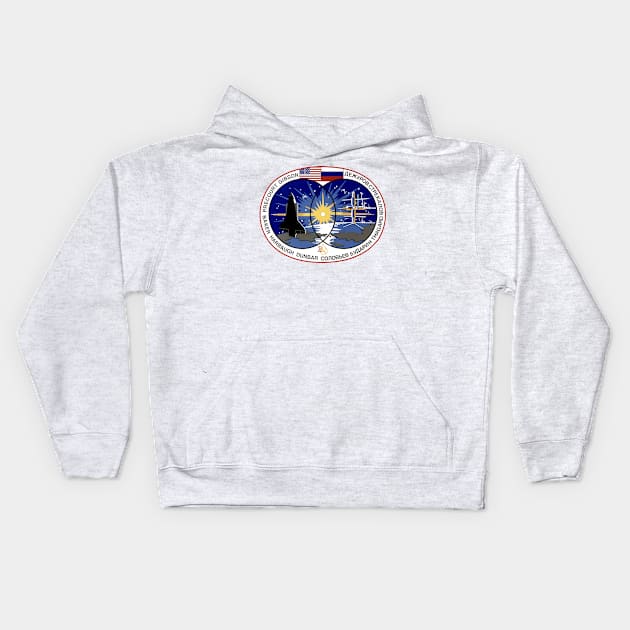 STS-71 Kids Hoodie by Rush Creative Tees